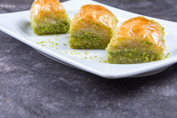 istock Square Pistachio Baklava 2163621125