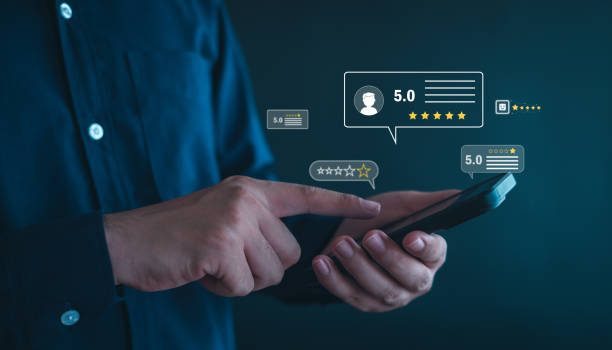 istock Customer review satisfaction feedback survey concept,  Customer can evaluate quality of service leading to reputation ranking of business.   for satisfaction service satisfaction. 2163627242