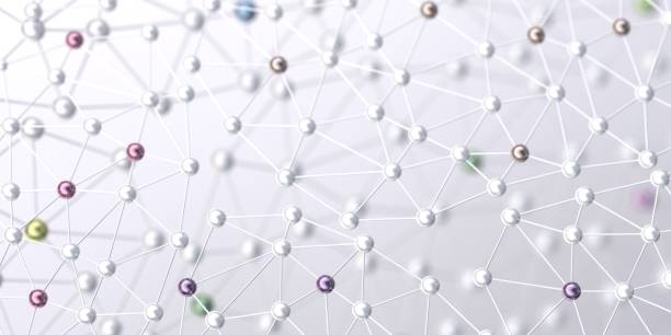 istock Abstract 3D molecular structure. Serum, collagen and vitamins. 3D illustration. 2163634853