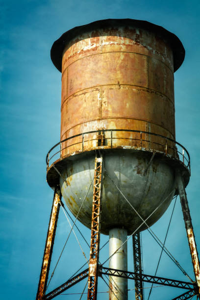 Looking up at a Water Tower