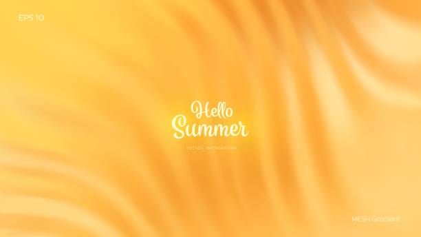 istock Summer gradient background. Bright colorful warm summer colors. Gradient background in yellow and orange colors with soft transitions. Great for covers, branding, poster, banner. Vector illustration. 2163638053