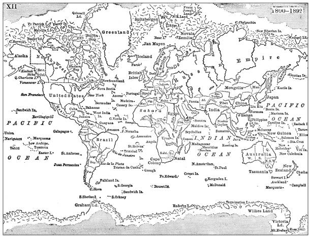 istock Antique map of the 