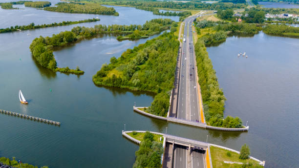 istock Aquaduct Veluwemeer: A Scenic Drive Through Nature 2163651439