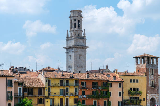 Verona downtown and Adige river