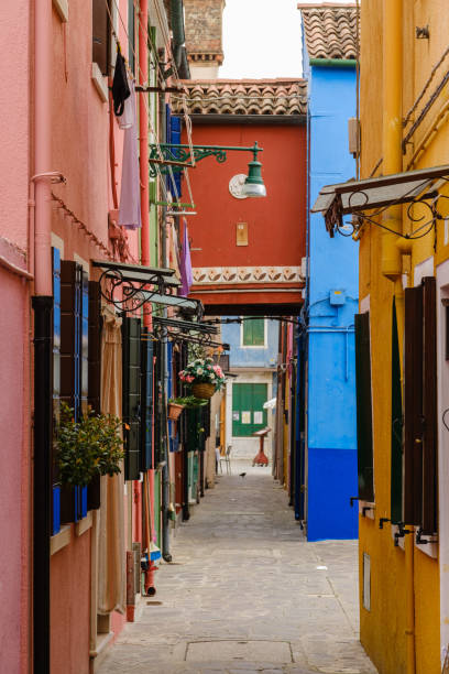 istock Burano's Colorful Essence: A Visual Feast of Painted Homes 2163658409