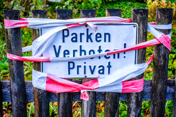 a private road or private street sign, unauthorized access prohibited