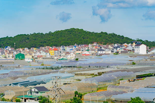 A high-altitude city in Vietnam, founded by the French, in colonial times.
