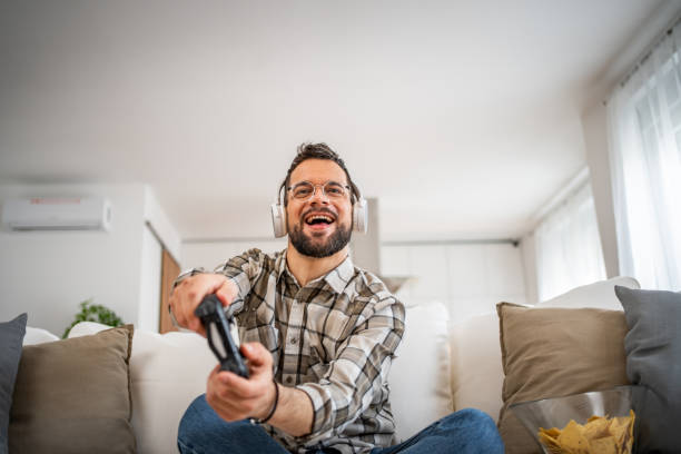 istock A level higher, both in video games and in relaxation 2163665965