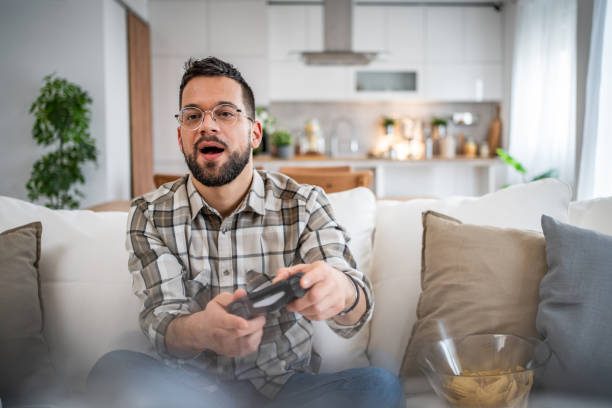 istock A level higher, both in video games and in relaxation 2163666787