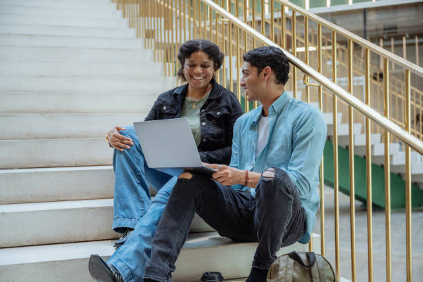 istock Entrepreneurs working remotely on laptop 2163669602