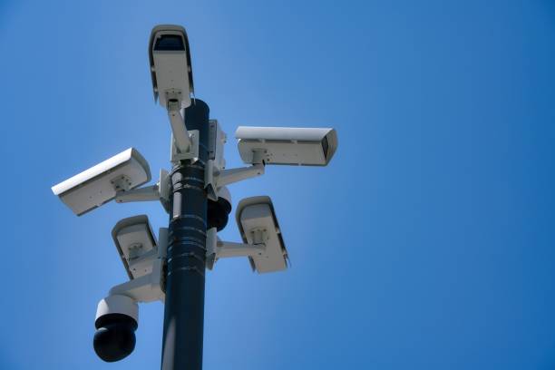 istock CCTV cameras. Facial Recognition. 2163670348