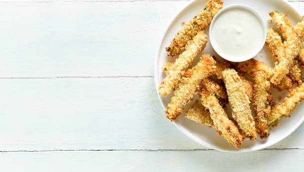 istock Baked crispy zucchini fries 2163671211