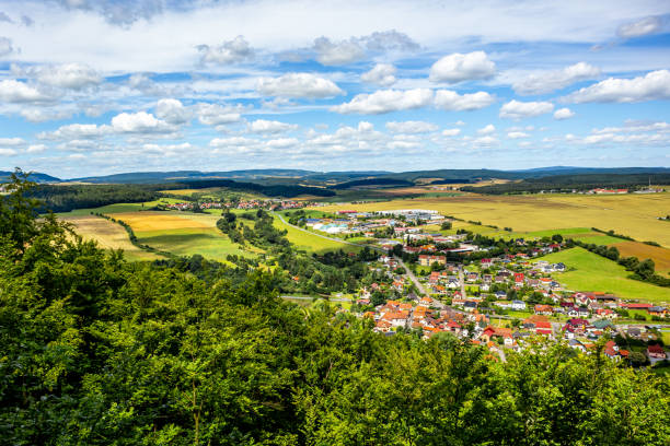 A beautiful cycle tour through southern Thuringia via Wasungen, Walldorf to the viewpoint on the Hohe Geba in the Rhön