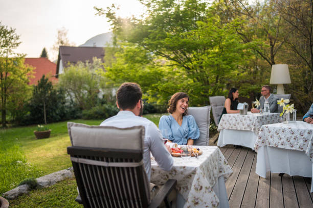 istock Mid Adult Couple Enjoying Outdoor Dining Experience 2163672473