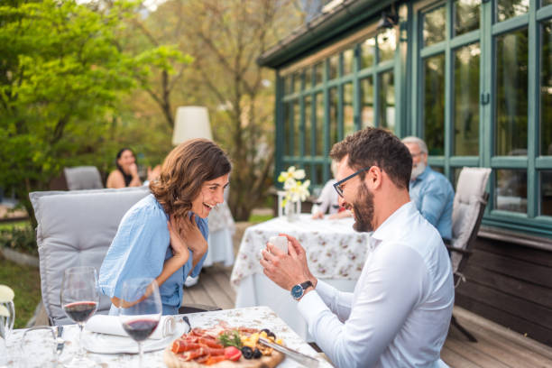 istock Engagement Celebration at Boutique Hotel Terrace 2163672496