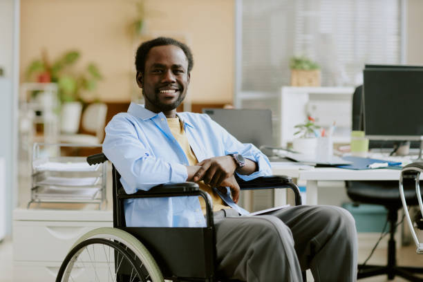 istock Portrait of African American Developer at Work 2163674198