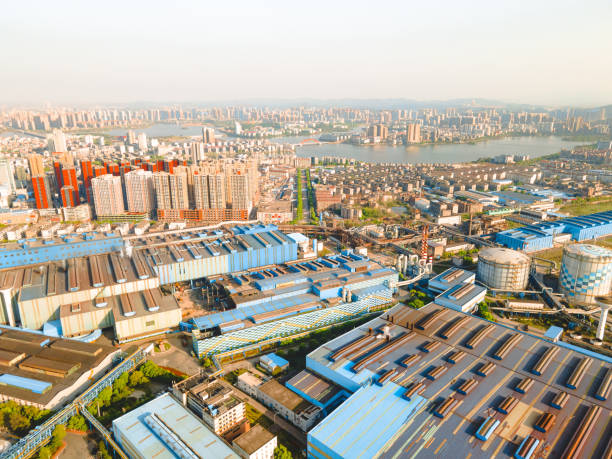 istock Steel plant building 2163679211