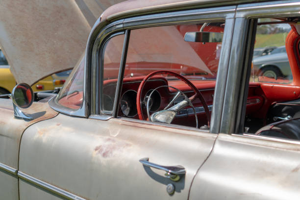 istock Vintage Automobile at a Car Show 2163680335