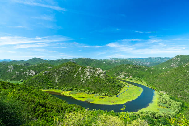 istock Idyllic lakeside forest landscape, Montenegro 2163682502