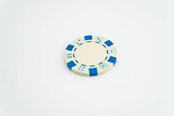casino chip isolated on white. Poker game.