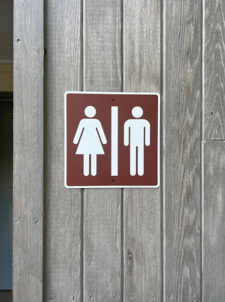 istock Men's and Women's Rest Room 2163688593