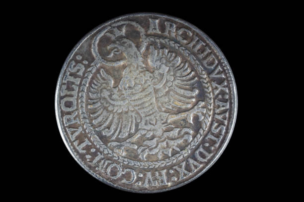 istock old vintage silver medieval taller coin 2163697981