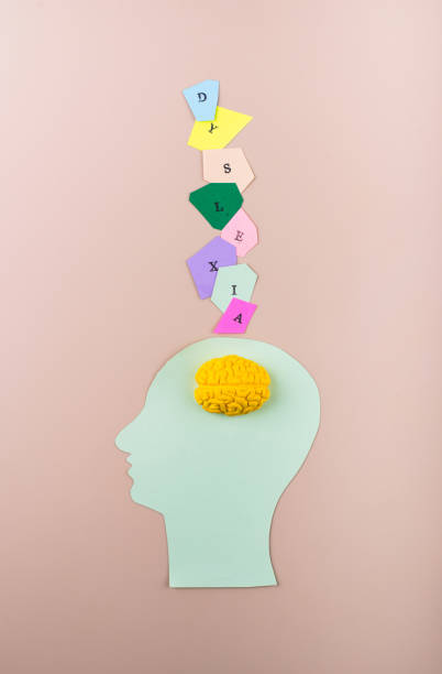 istock Dyslexia awareness concept with letters 2163698379