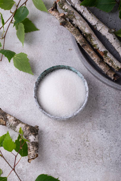 istock Xylitol or birch sugar for diabetics 2163698440