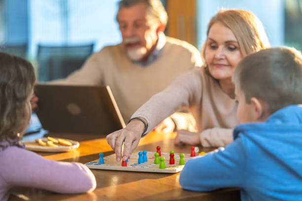 istock Family Game Night with Grandma 2163698499