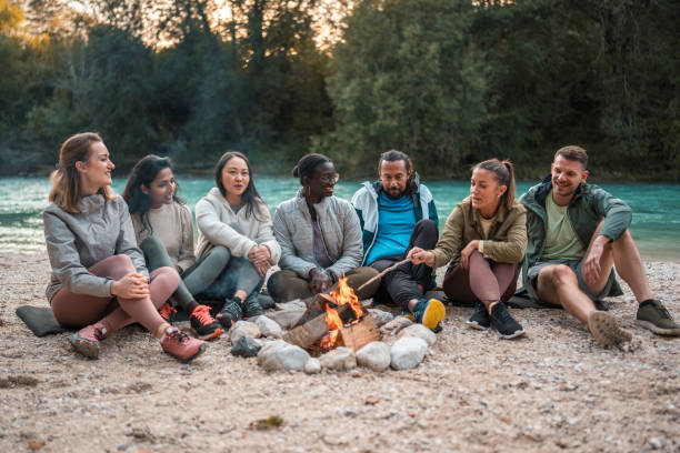 istock Multiracial Bonfire Celebration of Friendship 2163698964