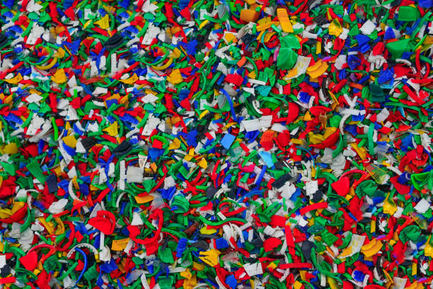 istock Plastic bottle crushed or Small pieces for recycling 2163699840