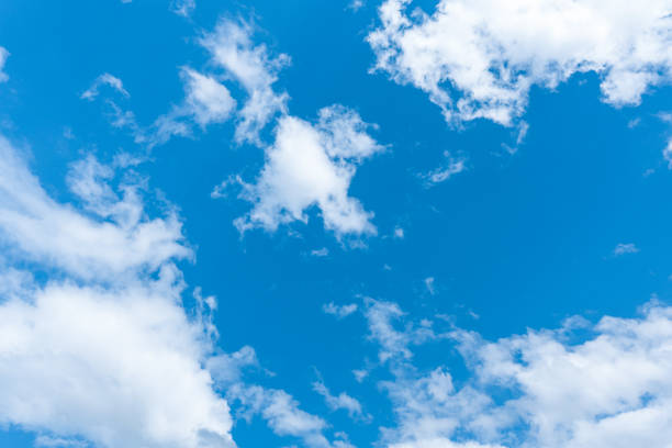 istock view of blue sky background with white cloud 2163710514
