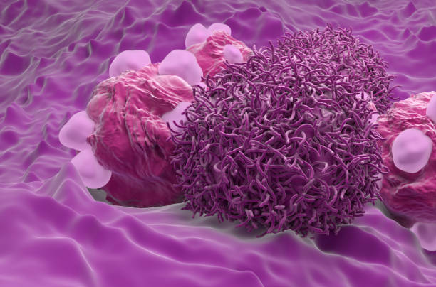 istock Cervical cancer - closeup view 3d illustration 2163719318