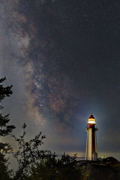 istock Milky Way with lighthouse, West Vancouver, BC, Canada 2163722376