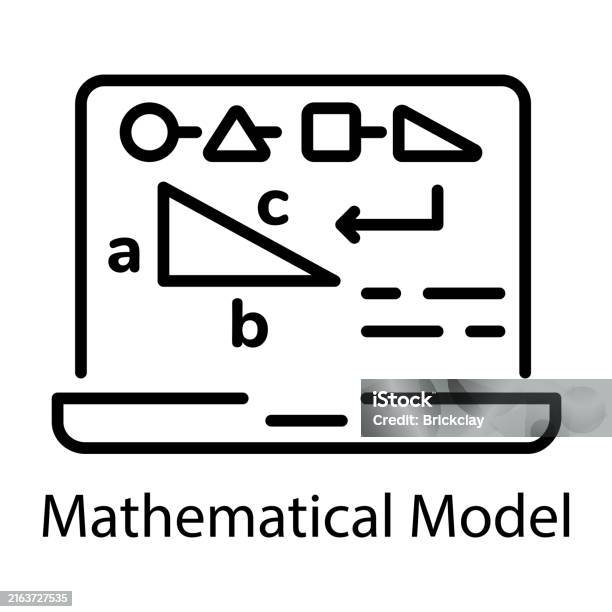 Mathematical Model Stock Illustration - Download Image Now - Icon ...