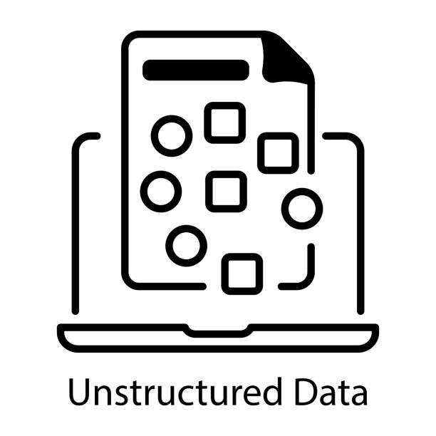 Unstructured Text Data Icon 210+ Unstructured Data Illustration Stock Illustrations, graphiques ...