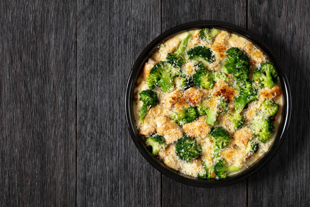 istock Chicken Divan with broccoli and panko, top view 2163732558