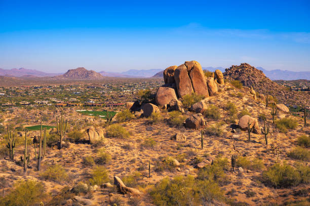 istock View from Pinnacle Peak trail overlooking Scottsdale, Arizona 2163738288