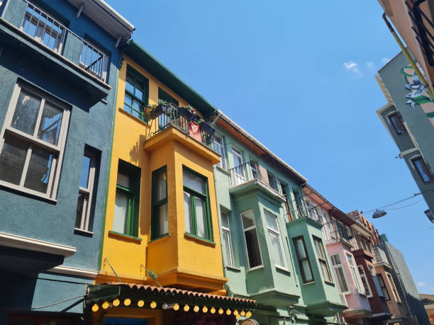 istock Bright colorful houses 2163739257