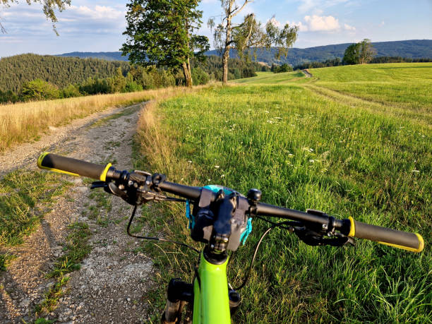 istock racing atrium bmx track for imported riders with undulating terrain tilted track with turns and jumps. wooden bridges and ramps are quite dangerous. entry only for experienced cyclists 2163759504