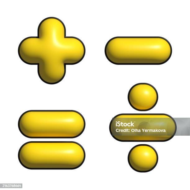 Volume Math Logo Volume Math Set Stock Illustration - Download Image Now - Algebra, Clip ...