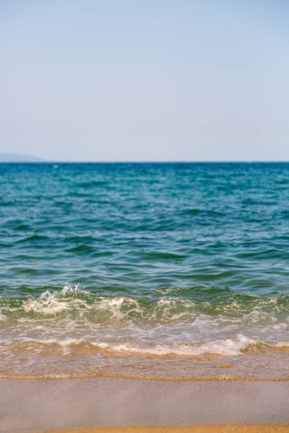istock Exotic summer sea waves background 2163774275