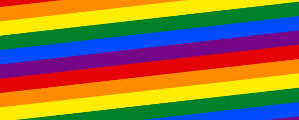 istock Flag LGBT squared icon, badge or button. Template design, vector illustration. Love wins. LGBT symbol in rainbow colors. Gay pride silk textile background 2163780273