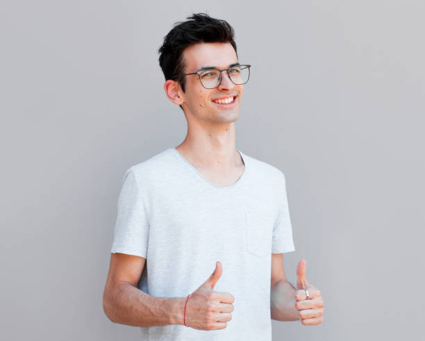 istock Young business man going thumb up 2163787677