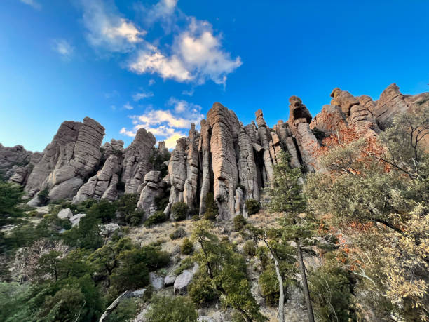 istock wide landscape chiricahua national monument blue sky 2163797265