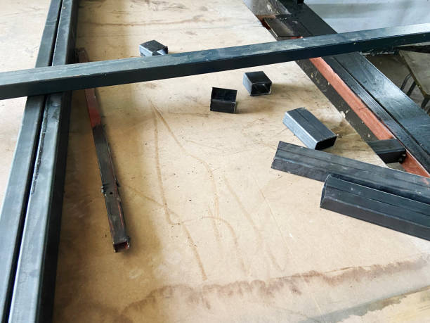 istock Metal profiles in workshop 2163798858