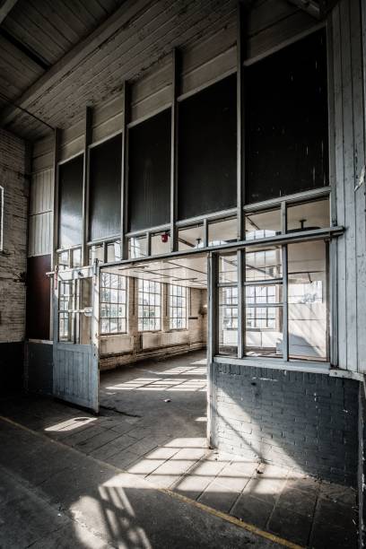 istock Interior of a former railway workshop in Tilburg, Netherlands 2163802117
