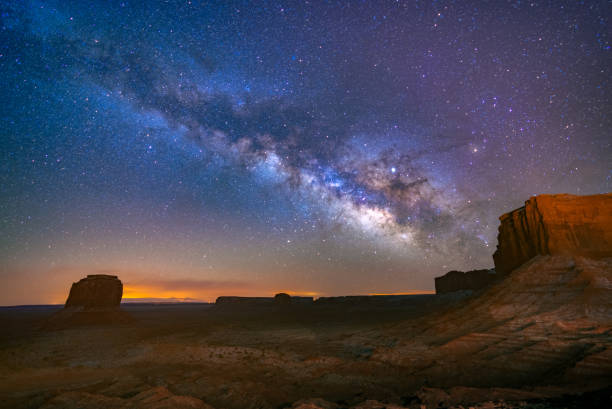 istock Milky Way above Monument Valley, Utah, USA 2163803224