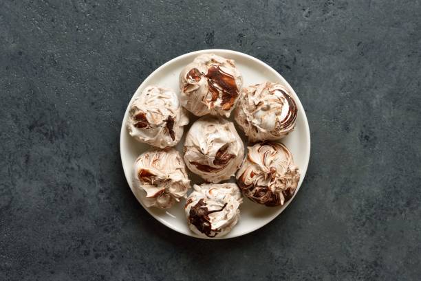 istock Chocolate meringue cookies 2163817860