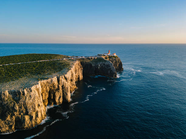 istock Aerial view of cliffs and ocean 2163821702